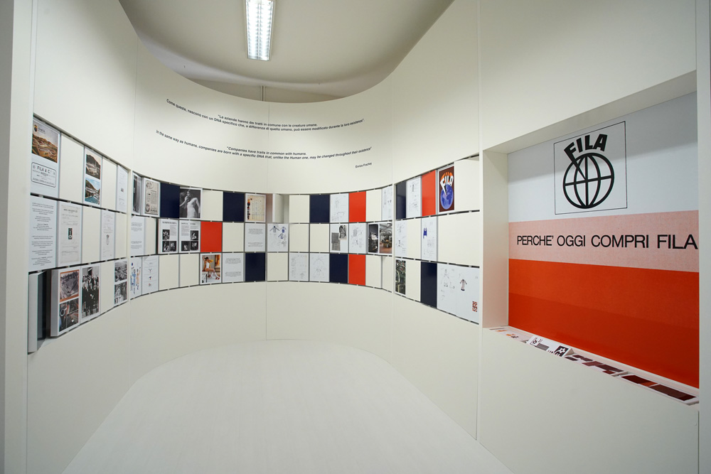 Sala espositiva Fila Museum Impulsi Creativi https://www.impulsicreativi.it/