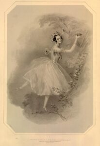Ritratto di Maria Taglioni nel balletto "La Sylphide" https://www.impulsicreativi.it/